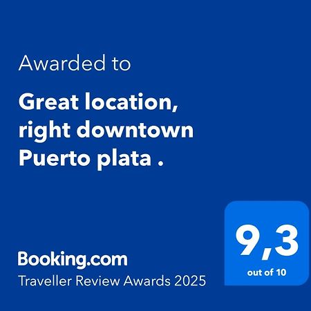 Great Location, Right Downtown Puerto Plata . Lägenhet Exteriör bild